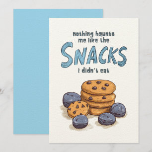Niets achtervolgt me zoals de snacks die ik niet h kaart