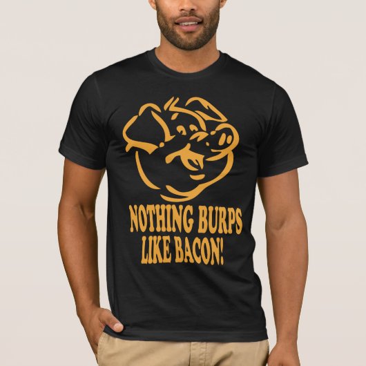 NIETS ALS BACON T-shirt T-Shirts (Voorkant)