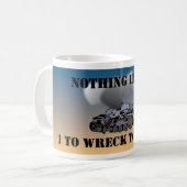 niets als een 1 om je dag te wrakken koffiemok (Voorkant links)