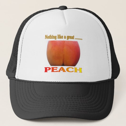 Niets als een geweldige peach. Funny Snapback Pet (Voorkant)