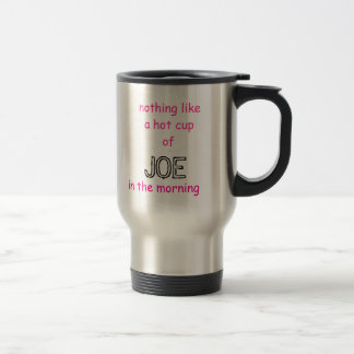 niets als een warme kapper, JOE in de ochtend Reisbeker