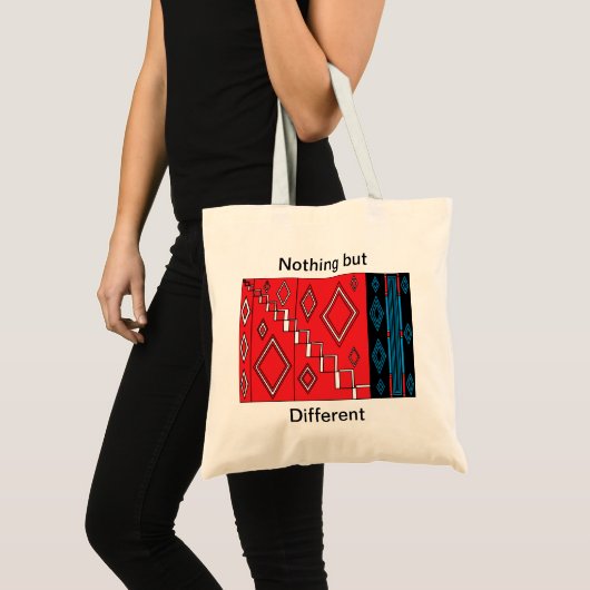 Niets anders dan anders. tote bag (Voorkant (product))