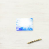 Niets anders dan Blue Sky Post-it® Notes (Op bureau)