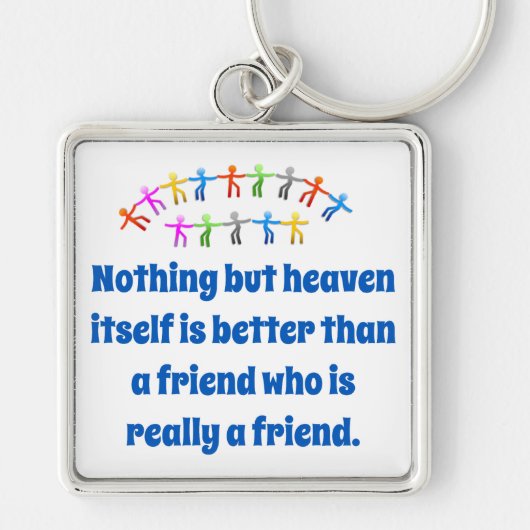 Niets anders dan de hemel zelf - vriendschappelijk sleutelhanger (Voorkant)