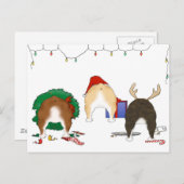 Niets anders dan een Bulldog Kerstmis Feestdagenkaart (Voorkant / Achterkant)