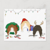 Niets anders dan een Bulldog Kerstmis Feestdagenkaart (Voorkant)