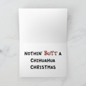 Niets anders dan een Chihuahua Kerstmis Feestdagen Kaart (Binnen)
