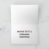Niets anders dan een Chihuahua Kerstmis Feestdagen Kaart (Binnen)