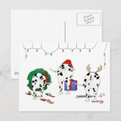 Niets anders dan een Dalmatische kerst Feestdagenkaart (Voorkant / Achterkant)