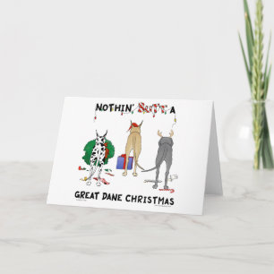 Niets anders dan een Deen Kerstmis Feestdagen Kaart