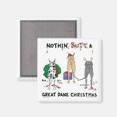 Niets anders dan een Deen Kerstmis Magneet (Voorkant / Achterkant)