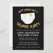 Niets anders dan een Luierfeest Hip Hop Feest Kaart (Voorkant)