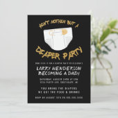 Niets anders dan een Luierfeest Hip Hop Feest Kaart (Staand voorkant)