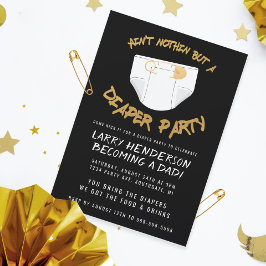 Niets anders dan een Luierfeest Hip Hop Feest Kaart