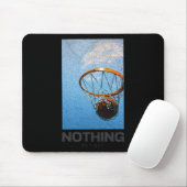Niets anders dan een minimalistische basketbalhoep muismat (Met muis)