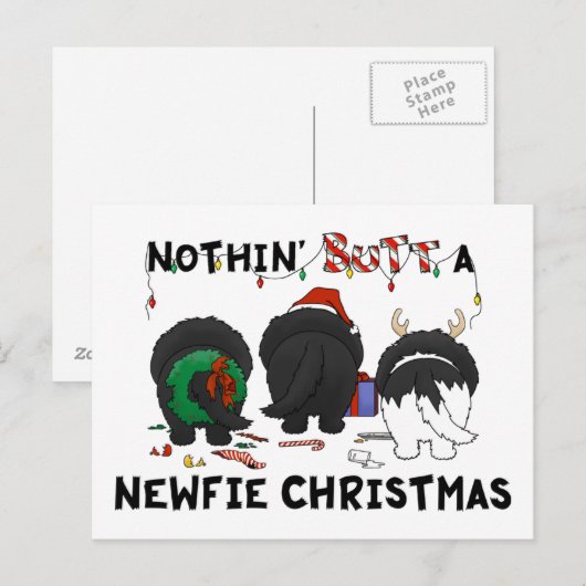 Niets anders dan een nieuwe kerst feestdagenkaart (Voorkant / Achterkant)