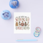 Niets anders dan een vrolijk kerstfeest flyer (Enkel)