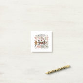 Niets anders dan een vrolijk kerstfeest post-it® notes (Op bureau)