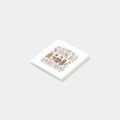 Niets anders dan een vrolijk kerstfeest post-it® notes (Schuin)