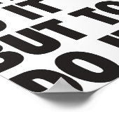 Niets anders dan het doen poster (Hoek)