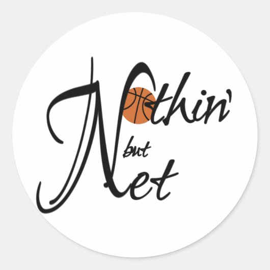 Niets anders dan nieuw ronde sticker (Voorkant)