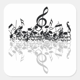 Niets anders dan Treble Music Lovers Stickers