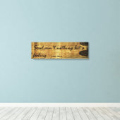 Niets anders dan voelen canvas afdruk (Insitu (Houten vloer))