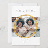 Niets anders is van belang voor de vakantiekaart feestdagenkaart (Voorkant)