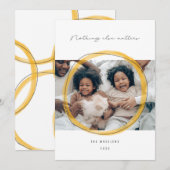 Niets anders is van belang voor de vakantiekaart feestdagenkaart (Voorkant / Achterkant)