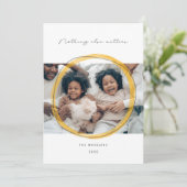 Niets anders is van belang voor de vakantiekaart feestdagenkaart (Staand voorkant)