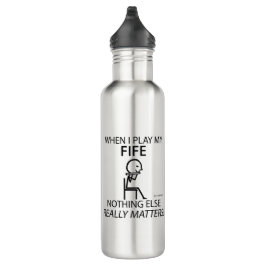 Niets anders oplossen waterfles 