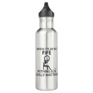 Niets anders oplossen waterfles