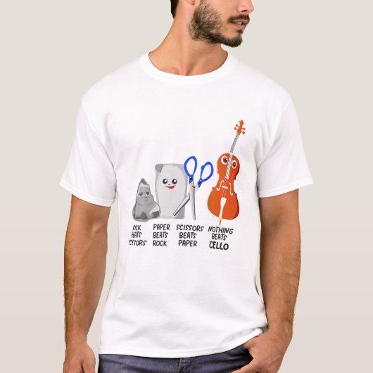 Niets Beat Cello Cellist Marching Band Musician T-shirt (Voorkant)