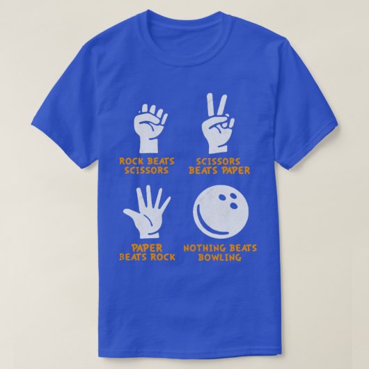 Niets Beats Bowling T-shirt (Design voorkant)