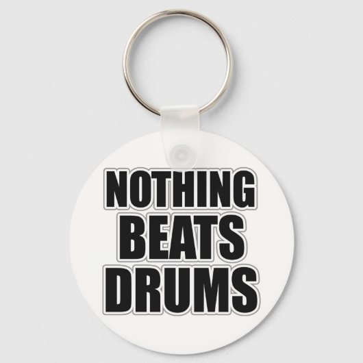 Niets beats Drums Sleutelhanger (Voorkant)