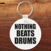 Niets beats Drums Sleutelhanger (Voorkant)