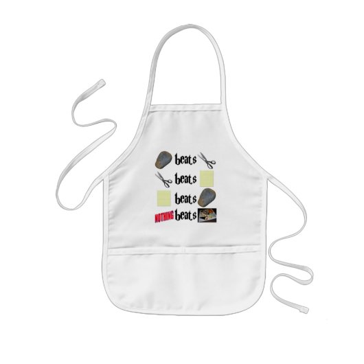 "Niets beats Sushi" Apron Kinder Schort (Voorkant)