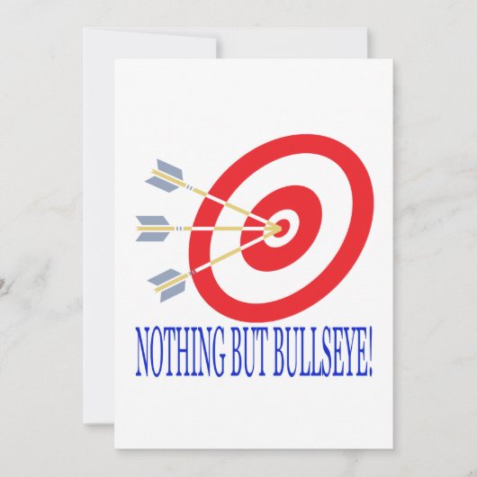 Niets behalve Bullseye Kaart (Voorkant)