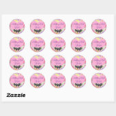 Niets behalve druivenstikker ronde sticker (Vel)