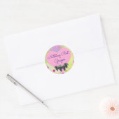 Niets behalve druivenstikker ronde sticker (Envelop)