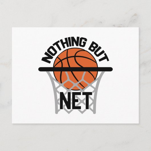 Niets behalve het Netto Gift Idee Basketball Briefkaart (Voorkant)