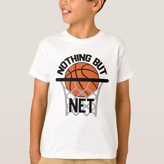 Niets behalve het Netto Gift Idee Basketball T-shirt (Voorkant)