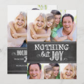 Niets behalve Joy Feestdagenkaart (Voorkant / Achterkant)