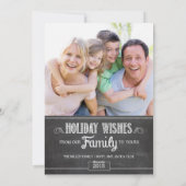 Niets behalve Joy Feestdagenkaart (Achterkant)