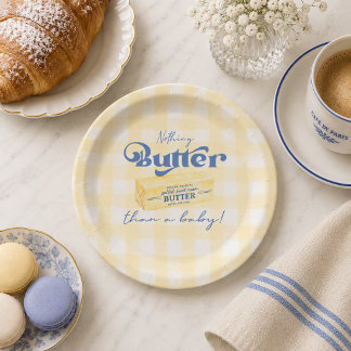 Niets beter dan een baby shower papieren bordje