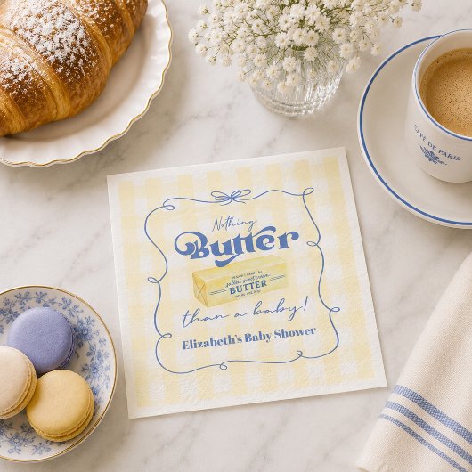 Niets beter dan een baby shower servet