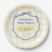 Niets beter dan een babyshower papieren bordje (Voorkant)