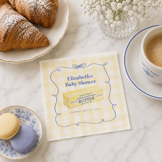 Niets beter dan een babyshower servet