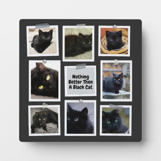 Niets beter dan een zwarte kat fotoplaat (Voorkant)