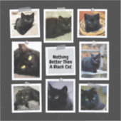 Niets beter dan een zwarte kat sticker (Voorkant)